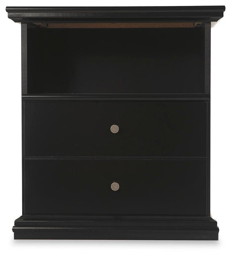 Maribel Black Nightstand from Ashley Furniture - Luna Furniture