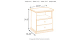 Maribel Black Nightstand from Ashley Furniture - Luna Furniture