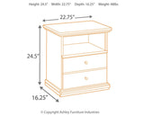 Maribel Black Nightstand from Ashley Furniture - Luna Furniture