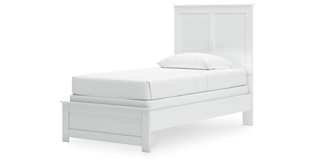 Bostwick Shoals White Twin Panel Bed from Ashley - Luna Furniture