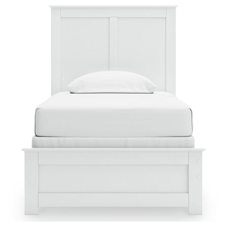 Bostwick Shoals Twin Panel Bed, Dresser and Mirror from Ashley Furniture - Luna Furniture