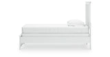 Bostwick Shoals Twin Panel Bed with Dresser and Nightstand in White from Ashley - Luna Furniture