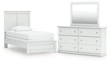 Bostwick Shoals Twin Panel Bed, Dresser and Mirror from Ashley Furniture - Luna Furniture