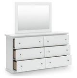 Bostwick Shoals Twin Panel Bed, Dresser and Mirror from Ashley Furniture - Luna Furniture