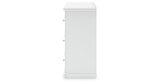 Bostwick Shoals Twin Panel Bed with Dresser in White from Ashley - Luna Furniture