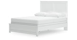 Bostwick Shoals Queen Panel Bed with Dresser in White from Ashley - Luna Furniture