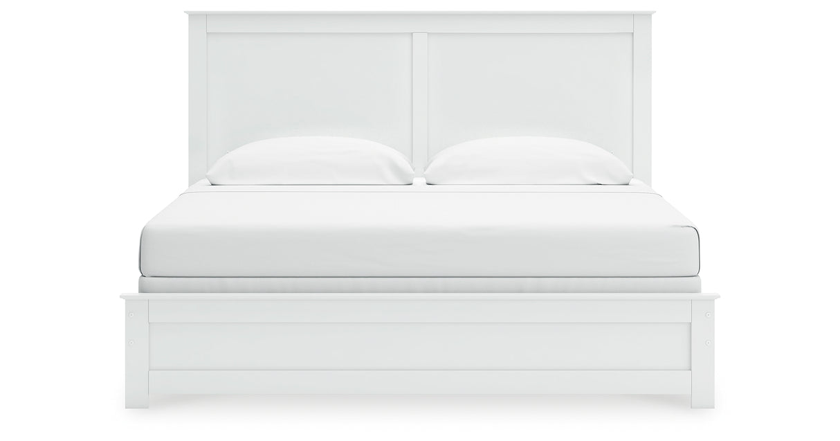 Bostwick Shoals King Panel Bed and Chest from Ashley - Luna Furniture