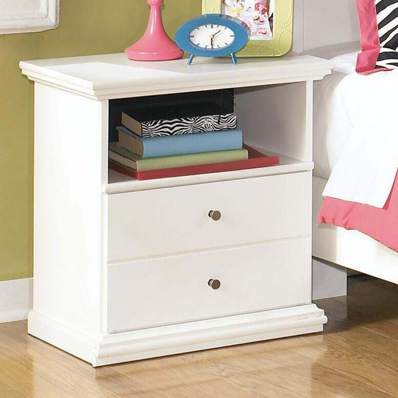 Bostwick Shoals White Nightstand from Ashley - Luna Furniture