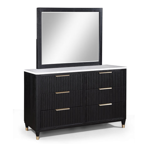 Kara Black Panel Bedroom Set from Crown Mark - Luna Furniture