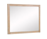 Kara Cerused Natural Bedroom Mirror (Mirror Only) from Crown Mark - Luna Furniture