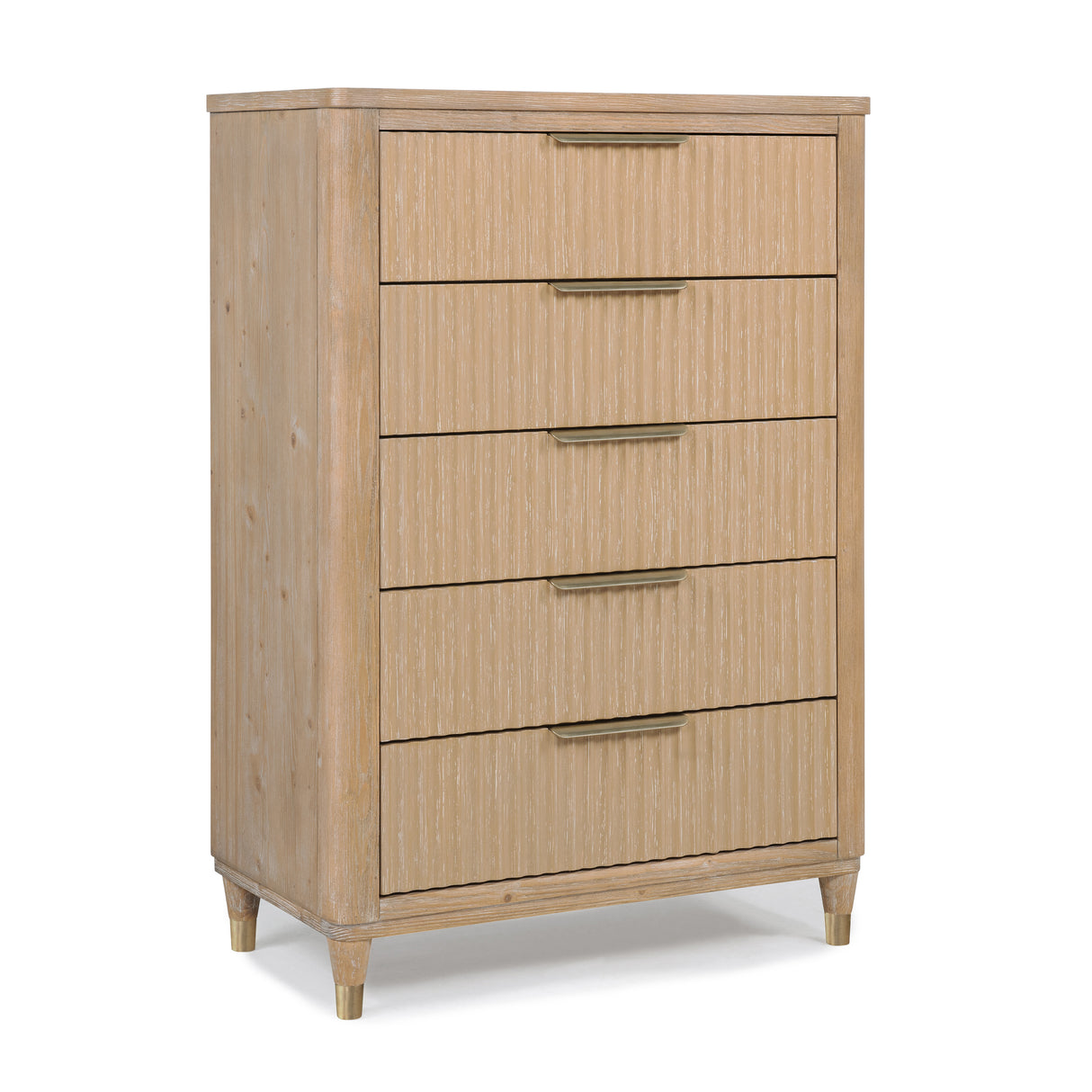 Kara Cerused Natural Chest from Crown Mark - Luna Furniture