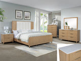 Kara Cerused Natural Bedroom Mirror (Mirror Only) from Crown Mark - Luna Furniture