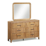 Westcott Cerused Natural Bedroom Mirror (Mirror Only) from Crown Mark - Luna Furniture