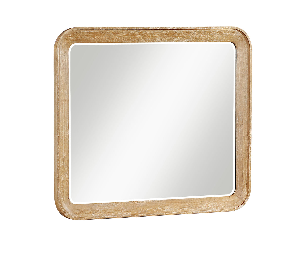 Westcott Cerused Natural Bedroom Mirror (Mirror Only) from Crown Mark - Luna Furniture
