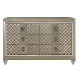 Loudon Champagne Metallic Youth Mirror (Mirror Only) from Homelegance - Luna Furniture