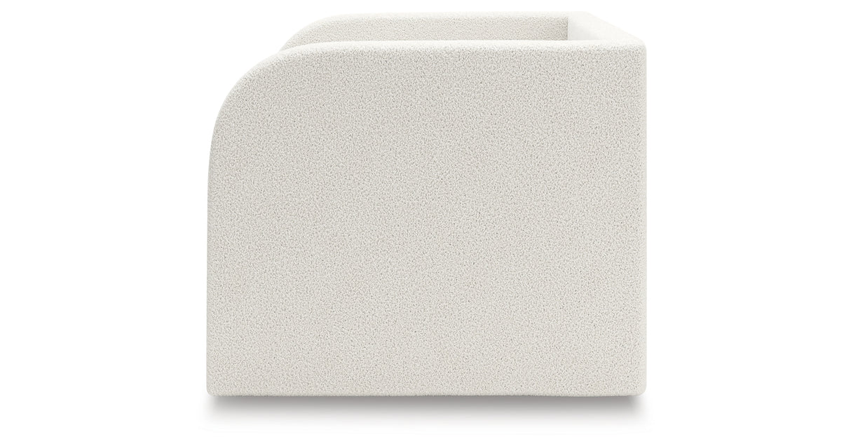 Arloster Tan/White Twin Upholstered Day Bed from Ashley - Luna Furniture