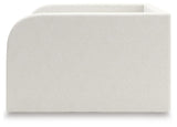 Arloster Tan/White Full Upholstered Daybed, Dresser and Mirror from Ashley Furniture - Luna Furniture