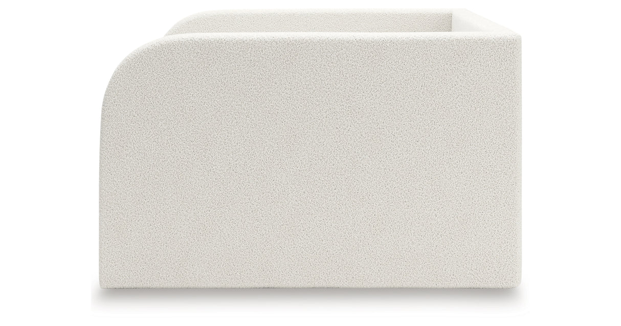 Arloster Tan/White Full Upholstered Day Bed from Ashley Furniture - Luna Furniture