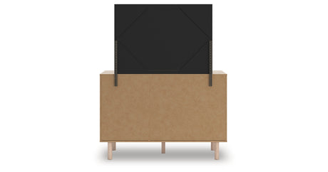 Arloster Tan Dresser and Mirror from Ashley Furniture - Luna Furniture