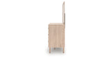 Arloster Tan Dresser and Mirror from Ashley Furniture - Luna Furniture