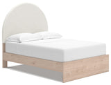 Arloster Full Upholstered Panel Bed, Dresser and Mirror from Ashley Furniture - Luna Furniture