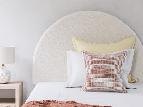 Arloster Full Upholstered Panel Bed, Dresser and Mirror from Ashley Furniture - Luna Furniture