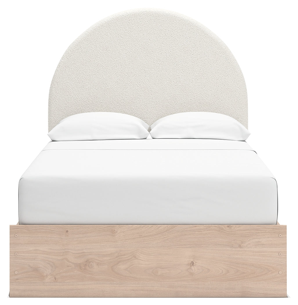 Arloster Full Upholstered Panel Bed, Dresser and Mirror from Ashley Furniture - Luna Furniture