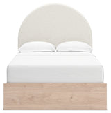 Arloster Full Upholstered Panel Bed, Dresser and Mirror from Ashley Furniture - Luna Furniture