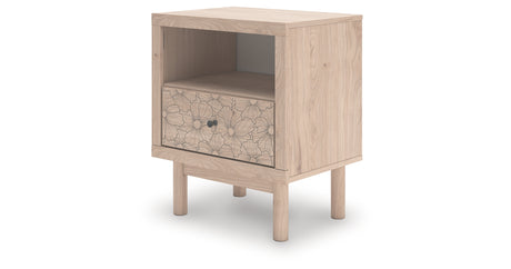 Arloster Tan Nightstand from Ashley - Luna Furniture