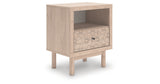 Arloster Tan Nightstand from Ashley Furniture - Luna Furniture
