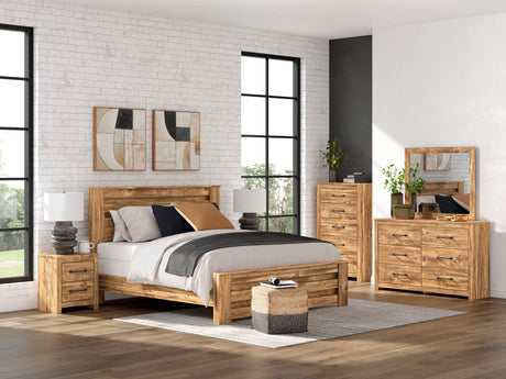 Maystonna Brown Panel Bedroom Set from Ashley - Luna Furniture