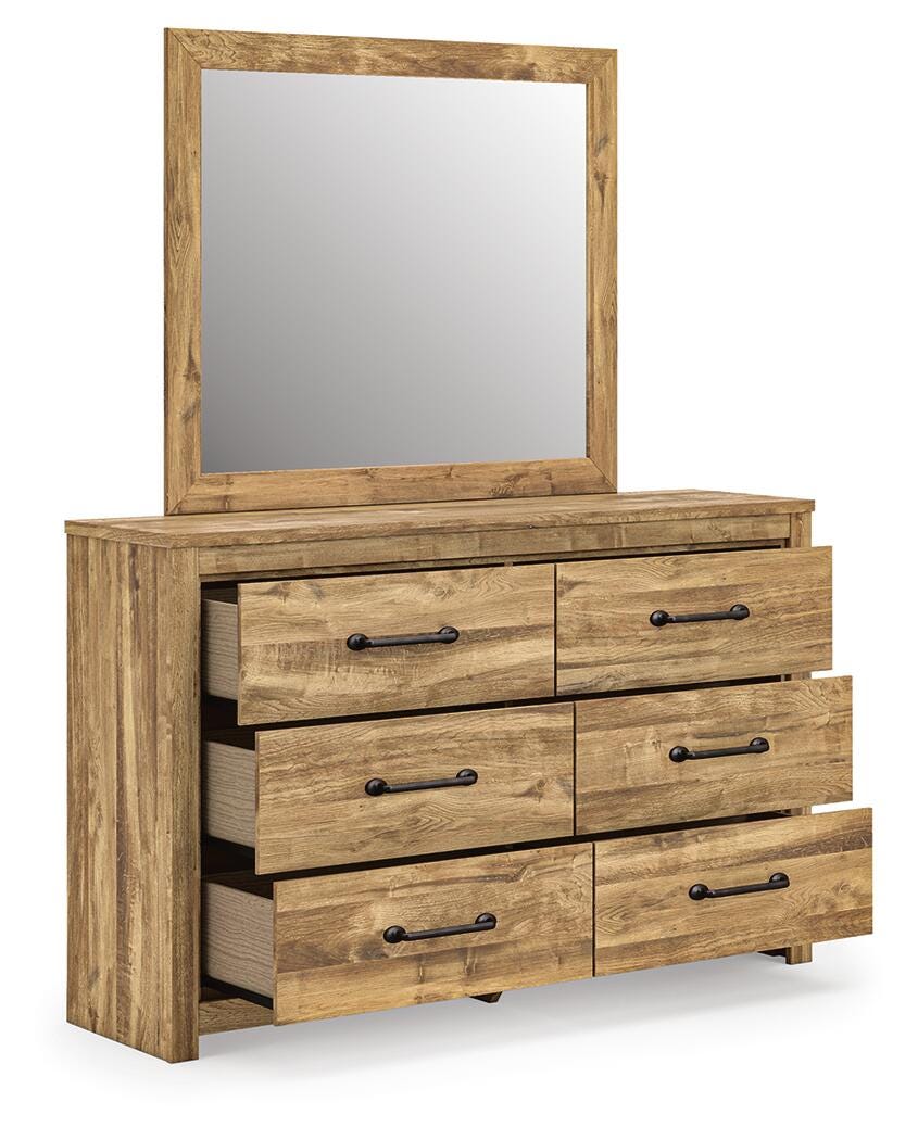 Maystonna Brown Dresser and Mirror from Ashley - Luna Furniture