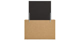 Maystonna Tan Queen Panel Bed, Dresser and Mirror from Ashley Furniture - Luna Furniture