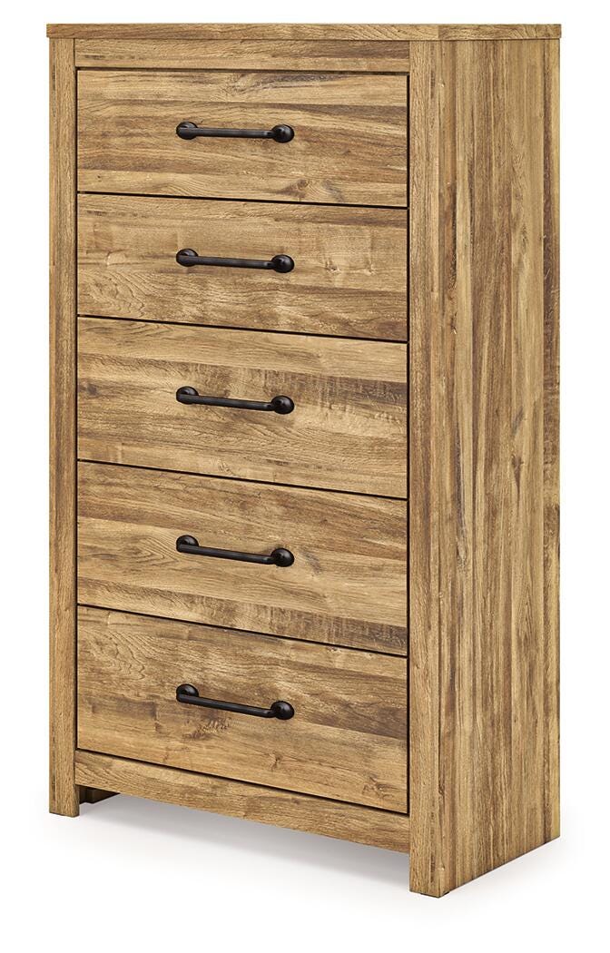 Maystonna Brown Chest of Drawers from Ashley - Luna Furniture