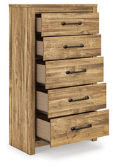Maystonna Brown Chest of Drawers from Ashley - Luna Furniture