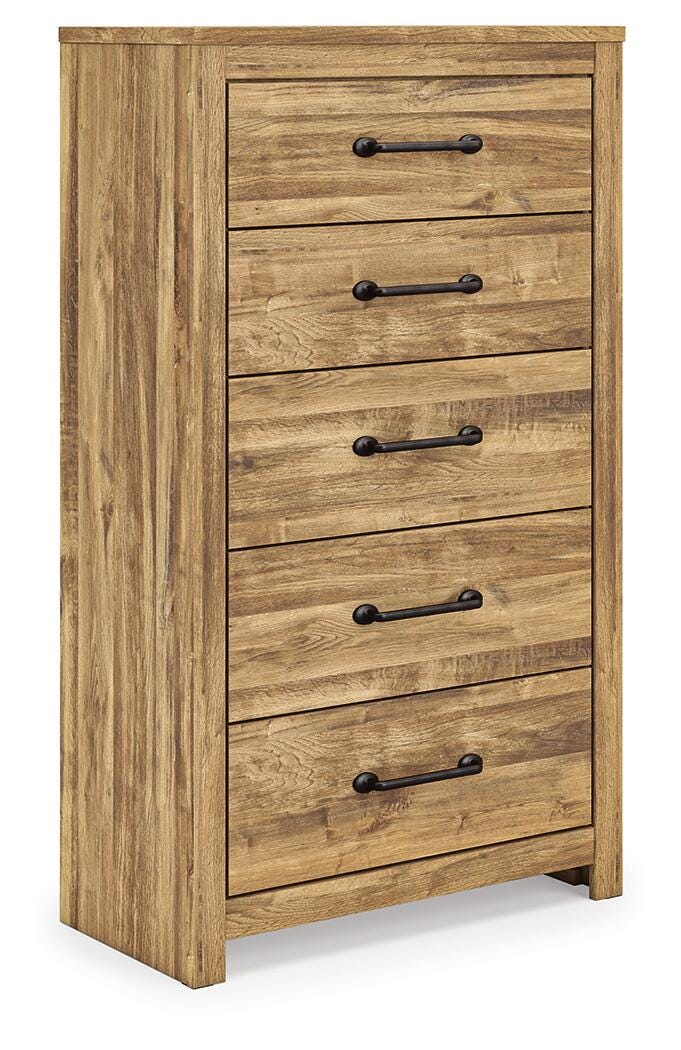 Maystonna Brown Chest of Drawers from Ashley - Luna Furniture