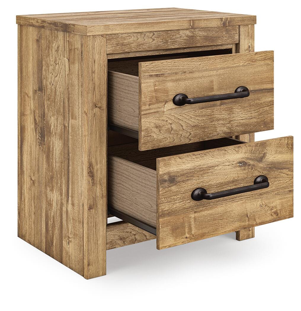 Maystonna Brown Nightstand from Ashley Furniture - Luna Furniture