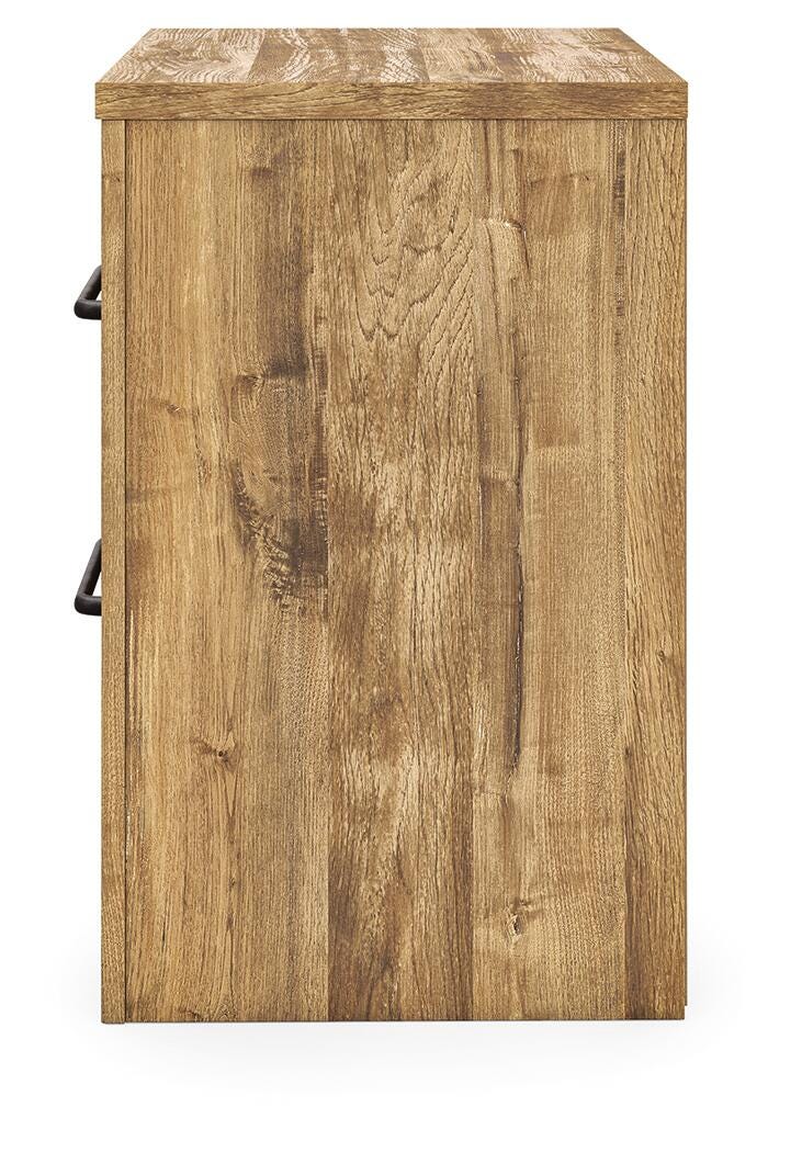Maystonna Brown Nightstand from Ashley Furniture - Luna Furniture