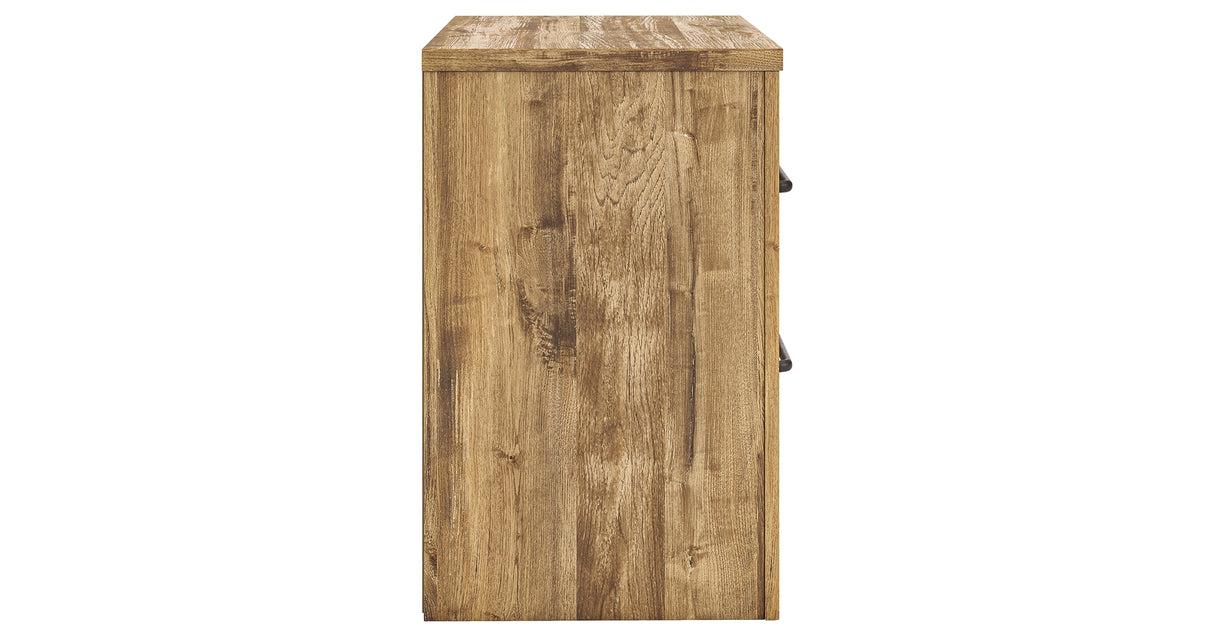 Maystonna Brown Nightstand from Ashley Furniture - Luna Furniture