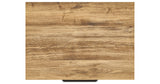 Maystonna Golden Rustic Queen Crossbuck Panel Bed, Dresser, Mirror and Nightstand from Ashley - Luna Furniture