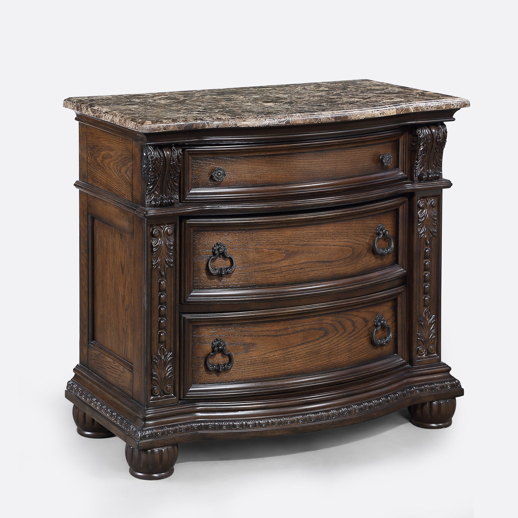 Stanley Coffee Brown Nightstand from Crown Mark - Luna Furniture