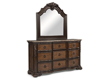 Ludwig Brown Bedroom Mirror (Mirror Only) from Crown Mark - Luna Furniture