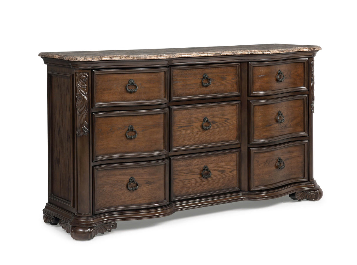 Ludwig Brown Dresser from Crown Mark - Luna Furniture