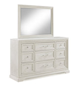 Alexandria Antique White Dresser Mirror (Mirror Only) from Crown Mark - Luna Furniture