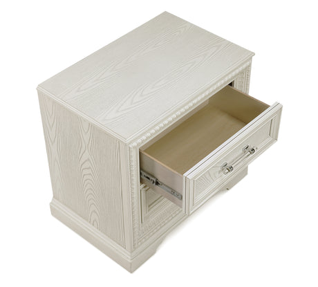 Alexandria Antique White Nightstand from Crown Mark - Luna Furniture