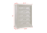Alexandria Antique White Panel Bedroom Set from Crown Mark - Luna Furniture