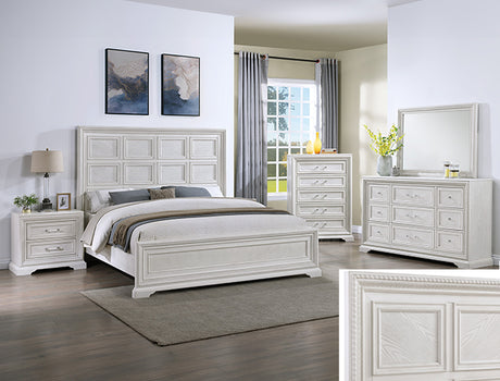 Alexandria Antique White Dresser from Crown Mark - Luna Furniture