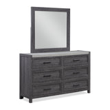 Madsen Gray Dresser Mirror