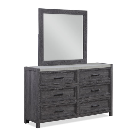 Madsen Gray Dresser Mirror (Mirror Only) from Crown Mark - Luna Furniture