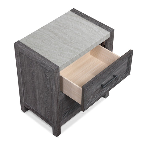 Madsen Gray Nightstand from Crown Mark - Luna Furniture